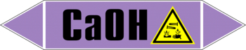 Маркировка трубопровода "ca(oh)" (a06, пленка, 358х74 мм)" - Маркировка трубопроводов - Маркировки трубопроводов "ЩЕЛОЧЬ" - Магазин охраны труда ohranatruda-shop.ru