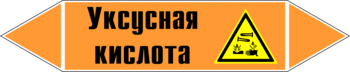 Маркировка трубопровода "уксусная кислота" (k06, пленка, 507х105 мм)" - Маркировка трубопроводов - Маркировки трубопроводов "КИСЛОТА" - Магазин охраны труда ohranatruda-shop.ru