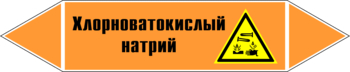 Маркировка трубопровода "хлорноватокислый натрий" (k10, пленка, 252х52 мм)" - Маркировка трубопроводов - Маркировки трубопроводов "КИСЛОТА" - Магазин охраны труда ohranatruda-shop.ru