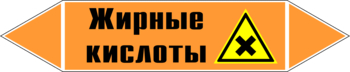 Маркировка трубопровода "жирные кислоты" (k16, пленка, 358х74 мм)" - Маркировка трубопроводов - Маркировки трубопроводов "КИСЛОТА" - Магазин охраны труда ohranatruda-shop.ru