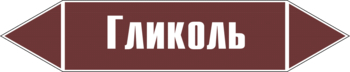 Маркировка трубопровода "гликоль" (пленка, 358х74 мм) - Маркировка трубопроводов - Маркировки трубопроводов "ЖИДКОСТЬ" - Магазин охраны труда ohranatruda-shop.ru